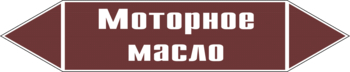 Маркировка трубопровода "моторное масло" (пленка, 716х148 мм) - Маркировка трубопроводов - Маркировки трубопроводов "ЖИДКОСТЬ" - vektorb.ru